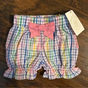 NWT Beaufort Bonnet Natalie Knickers in Colored Pens Plaid 12/18 months